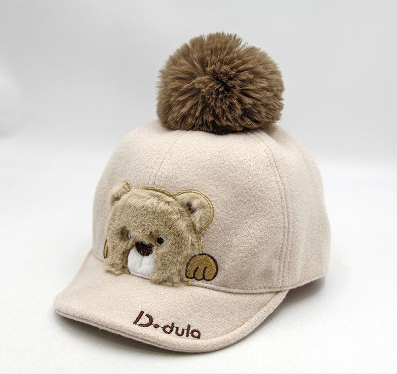 Baby Cartoon Autumn Winter Kid Cute Baby Cap