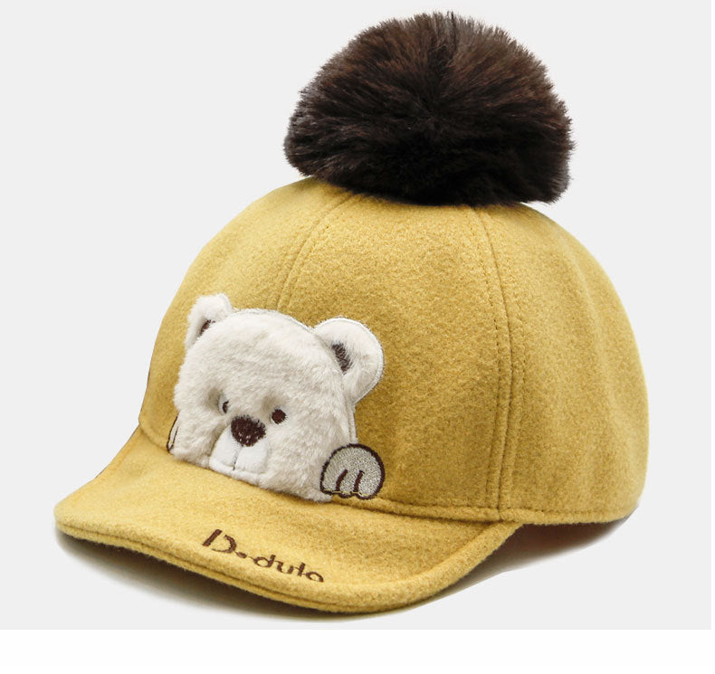 Baby Cartoon Autumn Winter Kid Cute Baby Cap