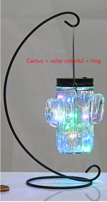 Cactus Glass Craft Chandelier Luminous Craft