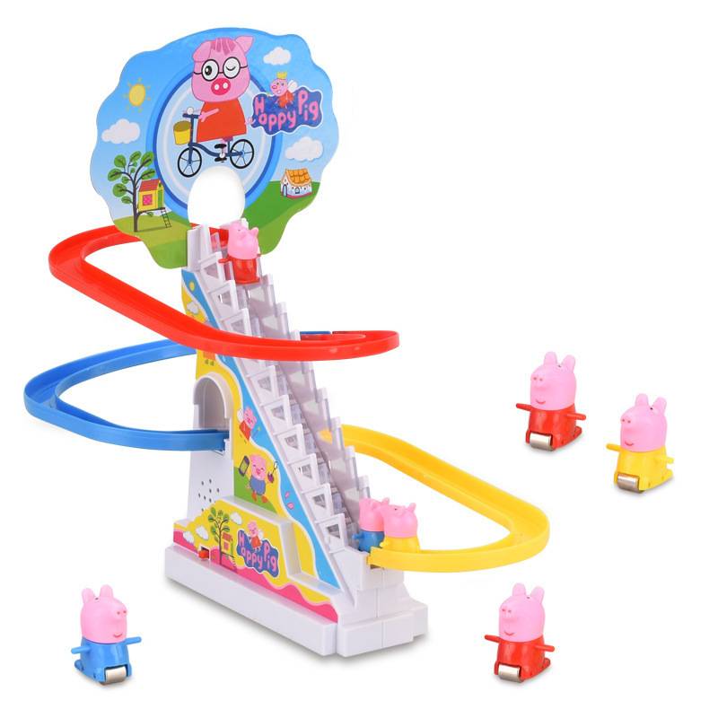 DIY Track Toys Electric Music Stairs Children's Toys